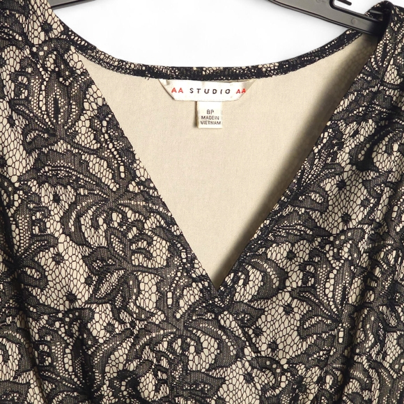 Elegant Black Lace Dress - Picture 4 of 7